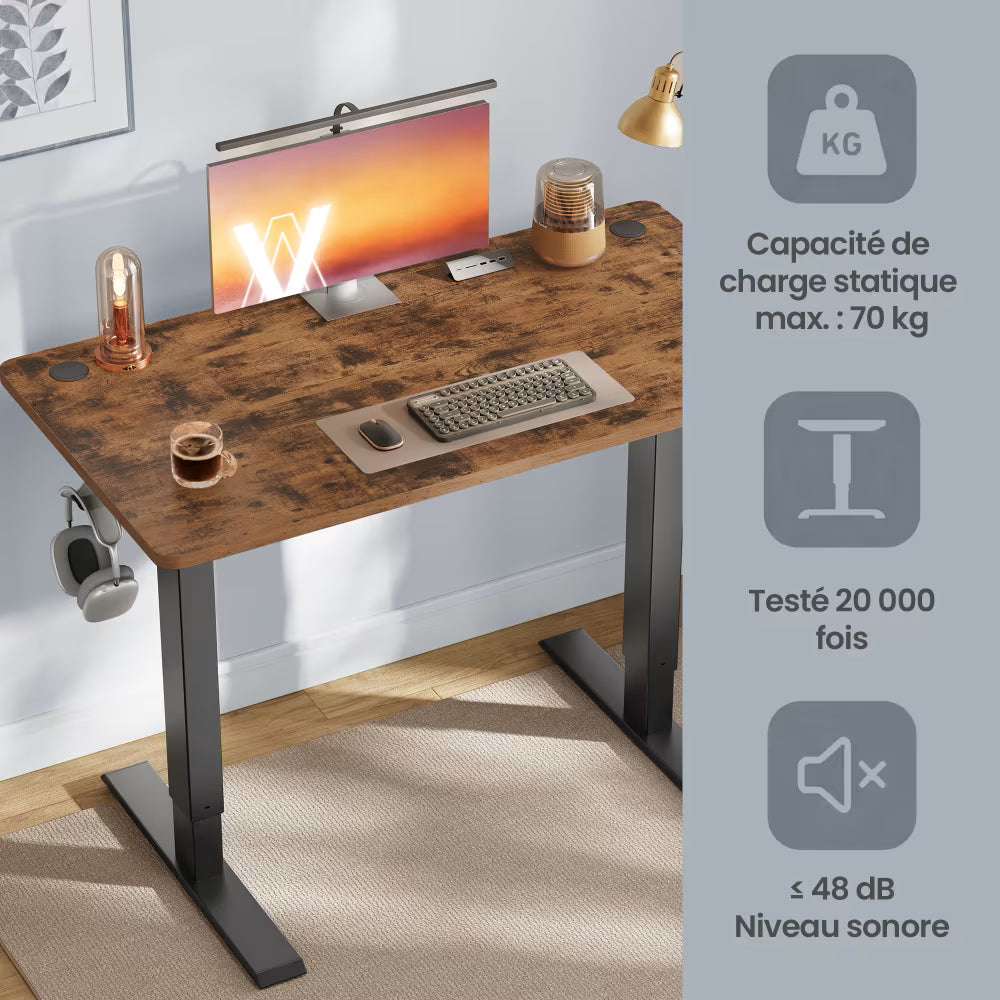 Bureau électrique réglable