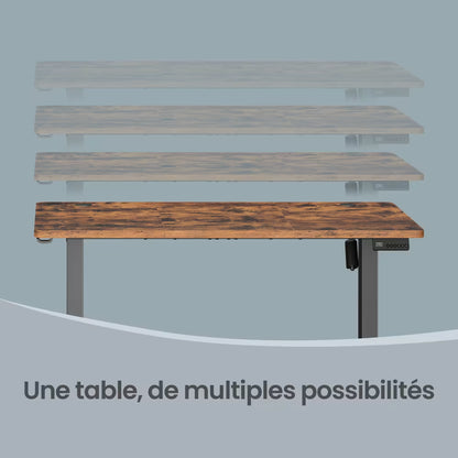 Bureau électrique réglable